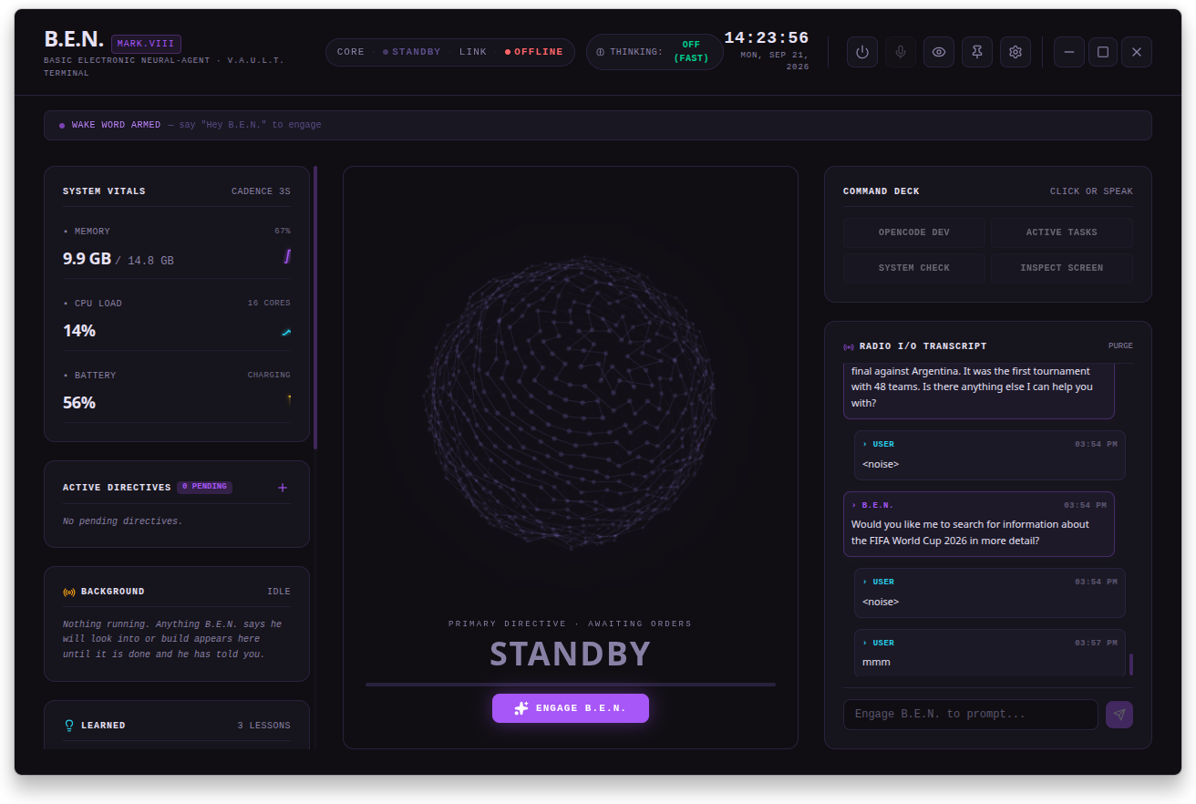 B.E.N Voice Assistant